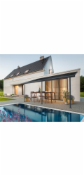 Palram - Canopia Capri 5400 antracit 3 x 5,46