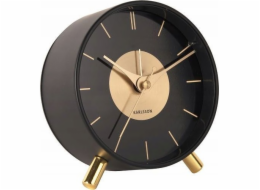 Karlsson Budík glamour GOLD DISC, O 11 cm