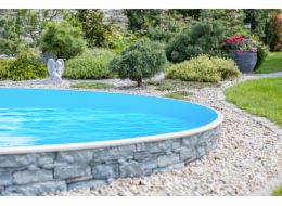 Planet Pool Bazénová fólie Blue pro bazén O 3,0 m x 0,92 m