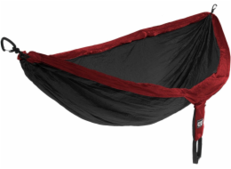 Eno DoubleNest cestovní houpací síť pro 2 osoby Black/Maroon (DH042)