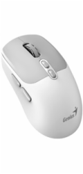 GENIUS myš NX-8080S BT/ duální Bluetooth + 2,4GHz/ 1600 dpi/ Copilot/ bezdrátová/ tichá/ bílošedá