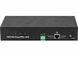 NETIO PowerPDU 4KS EU 4xIEC320 C13, měření el.hodnot, 1xLAN, seriál, SCZ, IOC, API, IP Watchdog, LUA