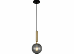 Závěsné svítidlo Italux Moderní závěsné svítidlo LED Ready do obývacího pokoje Italux Ravena PND-2324-1 BRO+SG