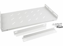Lanberg Police pro 19palcové racky 1U 27cm/120kg šedá AK-1014-S