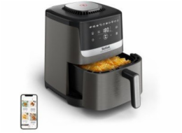 Tefal Easy Fry Silence EY551HE0 fritovací hrnec Samostarný 5 l Samostatné Horkovzdušná fritéza Černá, Šedá, Nerezová ocel