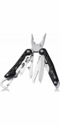 Multitool AZYMUT Turon - 10 nástrojů + karabina + pouzdro na opasek (H-P224108)