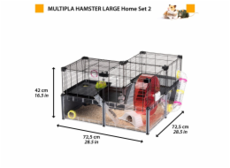 FERPLAST Multipla hamster large - klec pro hlodavce - 107,5 x 37,5 x 42 cm