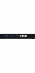 Mini PC Qoobe SUC N150/12GB/SSD 512GB/Win 11 Pro černý