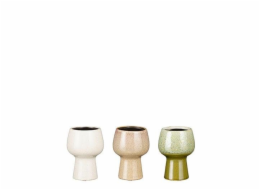 Květináč Mica 1133927, keramika, O 9,5 cm, různé barvy