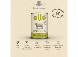 OLLO Pure Beef and Green tripe - vlhké krmivo pro psy - 400g