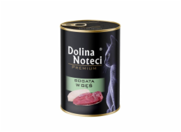 DOLINA NOTECI Premium Rich in goose - mokré krmivo pro kočky - 400g