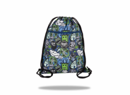 Sportovní taška COOLPACK MONSTER TEAM, černá/vícebarevná