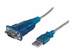 StarTech Kabel USB-A na DB-9 0,4 m, čirý (ICUSB232V2)