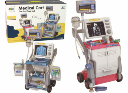 LeanToys Sada Little Doctor se světly pro stetoskopy, růžová