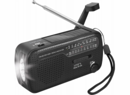 LogiLink Rádio Logilink Dynamo-Handkurbel-Radio m.Solarpanel&Taschenlampe (SP0061)