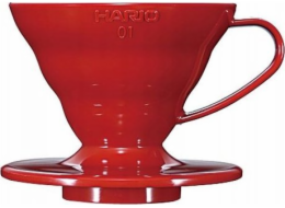 Hario Hario Keramický odkapávač V60-01 Červený
