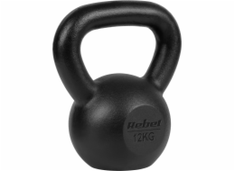 Rebel Litinová kettlebell 12 kg, REBEL ACTIVE Rebel Litinová kettlebell 12 kg, REBEL ACTIVE