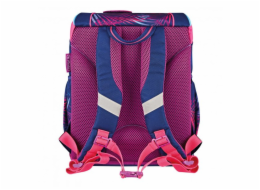 Herlitz UltraLight Plus Tropical Chill, školní aktovka (růžová/modrá, vč. 16dílného penálu, penálu, sportovní tašky)