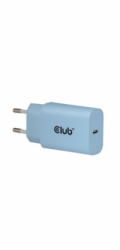 Club 3D Club3D Lifestyle Ladegerät USB-C 30Watt, 2Stk blau retail