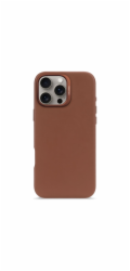 Decoded Decoded Leather Backcover – kožené pouzdro kompatibilní s MagSafe pro iPhone 16 Pro Max (tan)