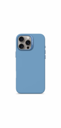Decoded Silikonový kryt AntiMicrobial Silicone Backcover - silikonový ochranný kryt pro iPhone 16 Pro Max kompatibilní s MagSafe (vzdušně modrá)