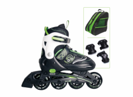 Muuwmi nastavitelná velikost dětských inline bruslí 33-36, inline brusle