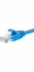 NETRACK BZPAT3UB patch cable RJ45 snagless boot Cat 5e UTP 3m blue