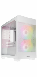 Lian Li LANCOOL 205M Mesh Micro ATX Case, bílá