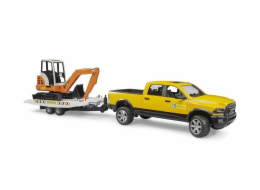 Vruder RAM Rental Service s minibagrem, model vozidla