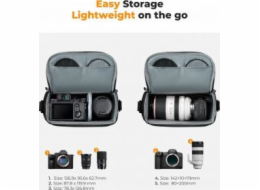 K+F Bag Fotografická brašna Pouzdro na fotoaparát, DSLR, dron, videokamera, gimbal K&F / Kf13.179v1