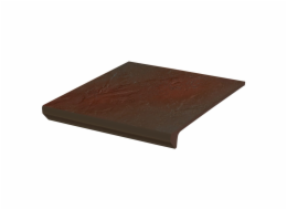PARADYZ Klinkerové schodové dlaždice Cloud Brown, 30 x 33 cm