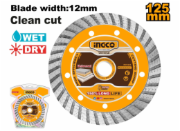Ingco DMD031251 Kotouč řezný, diamantový lamelový 125x1