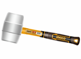 Ingco HRUH8908 Kladivo gumové bílé 220g sklolaminát