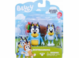 Tm Toys Bluey Figures 2pack Skateboarding