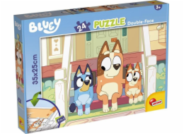 Lisciani 24dílné puzzle Plus modré