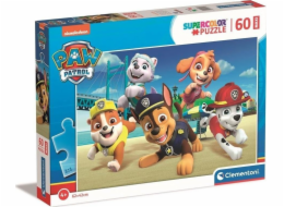 Clementoni Puzzle 60 dílků Maxi Super Color Tlapková patrola