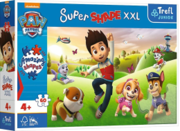 Trefl Puzzle 60 dílků XXL Super Shape Usměvaví psi Tlapková patrola