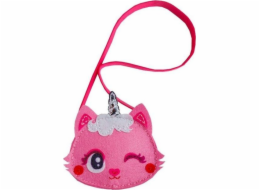 Stnux Kreativní sada Malý sáček s kočičkami růžový Filc Crafts