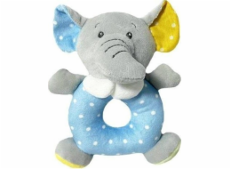 TULILO Chrastítko Slon 18 cm barevné
