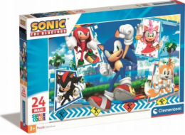 Clementoni Puzzle 24 dílků Maxi Sonic