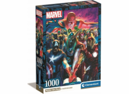 Clementoni Puzzle 1000 dílků Kompaktní Marvel The Avengers