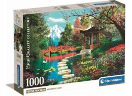 Clementoni 1000dílné kompaktní puzzle Fuji Garden