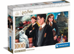 Clementoni Puzzle 1000 dílků Kompaktní Harry Potter