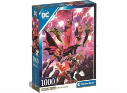 Clementoni Puzzle 1000 dílků Kompaktní DC Comics Liga spravedlnosti
