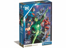 Clementoni Puzzle 500 dílků Kompaktní DC Comics Liga spravedlnosti