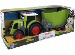 MALIK Traktor Claas s koňským přívěsem Šťastní lidé