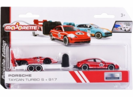 Majorette Vozidlo Porsche s přívěsem, mix 3 typů