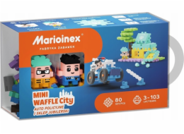 Marioinex Miniaturní stavební kostky Waffle - Obchod s policejními auty a šperky