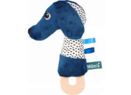 Hencz Toys Jamiś pískací hračka s kousátkem, tmavě modrá