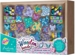 Stnux Dřevěné korálky velké MOTÝLI